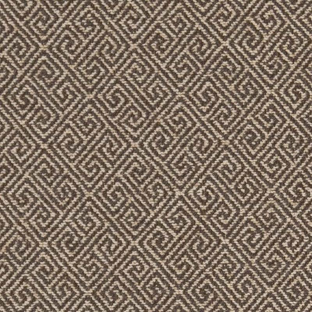 D2619 Greek Key Walnut by Charlotte Fabric